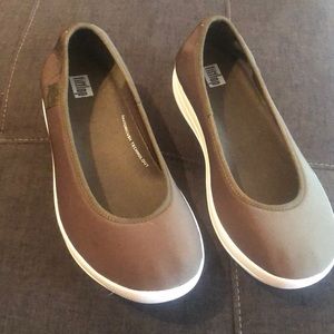 Fitflop Sneakers, Army Green, Size 8.5